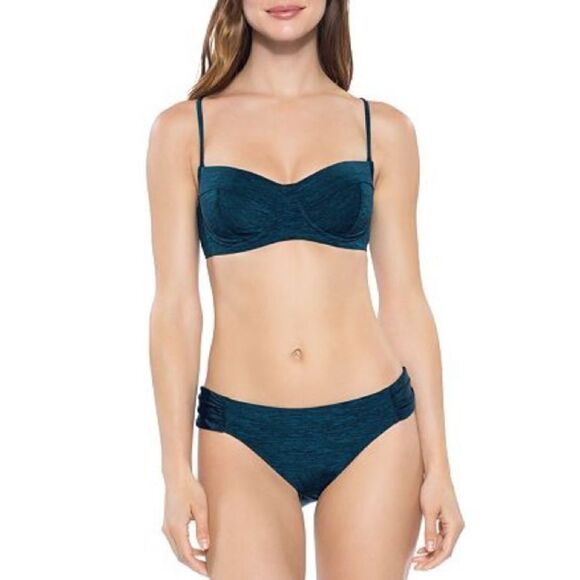 NWT Set Becca by Rebecca Virtue Mesa Verde Underwire Bikini Top & Bikini Bottom - Picture 1 of 6